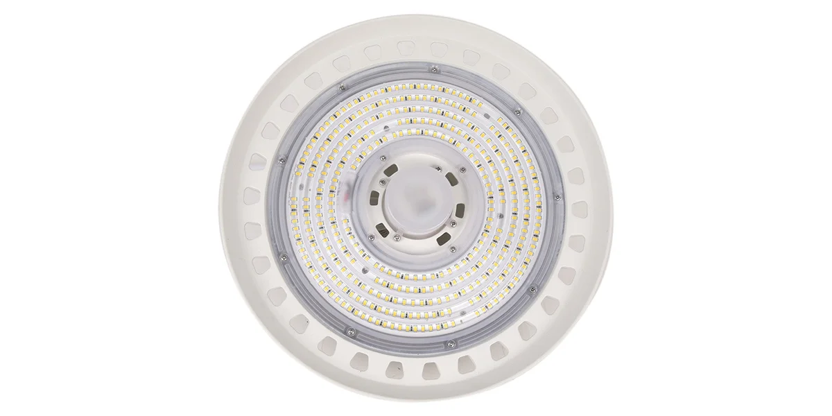 11" LED UFO High Bay, 100 Watt, 120-277V, 15,321 Lumens, 5000K, White Finish - Image 7