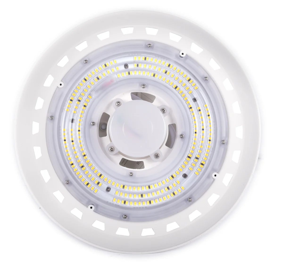 13" LED UFO High Bay, 150 Watt, 120-277V, 23,097 Lumens, 5000K, White Finish - Image 3