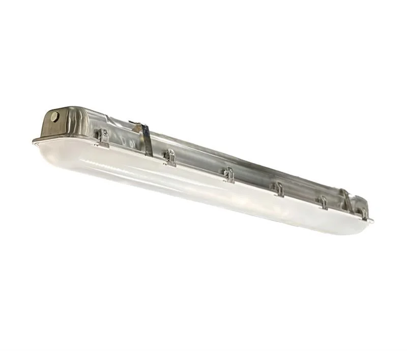 4FT LED Vapor Tight, 7200 Lumens, 50W, 5000K, 120-277V, Stainless Housing, Garrison Series