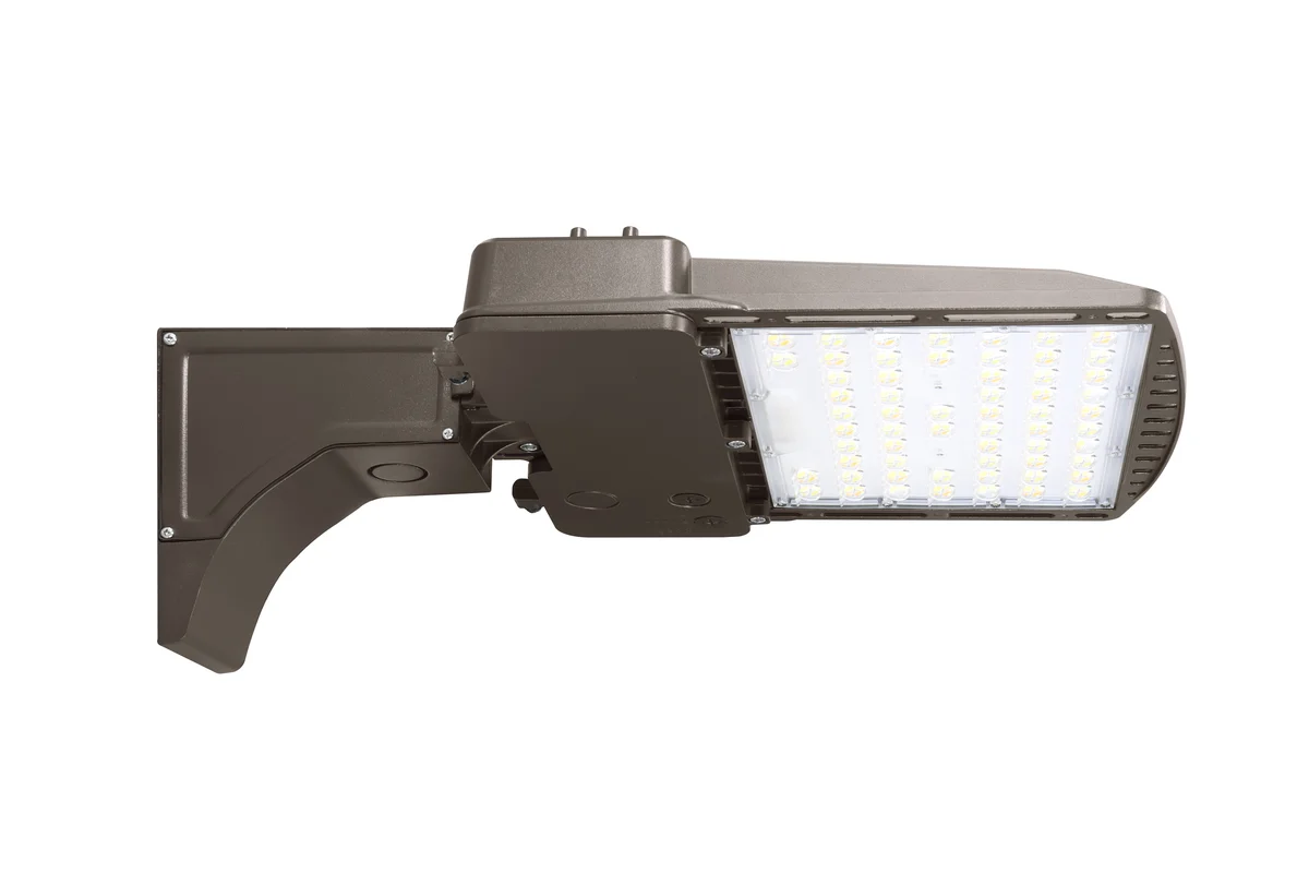 LED Area Light, 14,500 Lumens, Wattage and CCT Selectable, Type 3, 120-277V or 347-480V, Mount Options