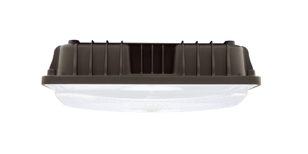 Square LED Canopy Light, 60W, 8000 Lumen Max, 5000K, Dimmable, DLC 5.1 Premium, 120-277V - Image 2
