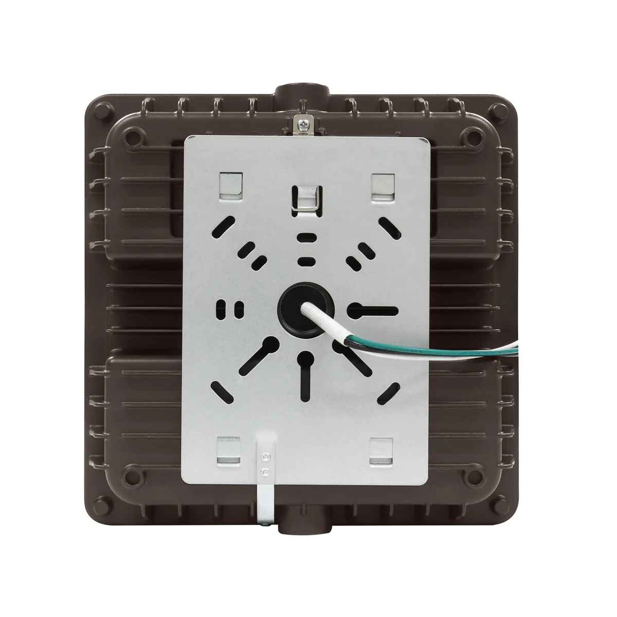 Square LED Canopy Light, 60W, 8000 Lumen Max, 5000K, Dimmable, DLC 5.1 Premium, 120-277V - Image 4