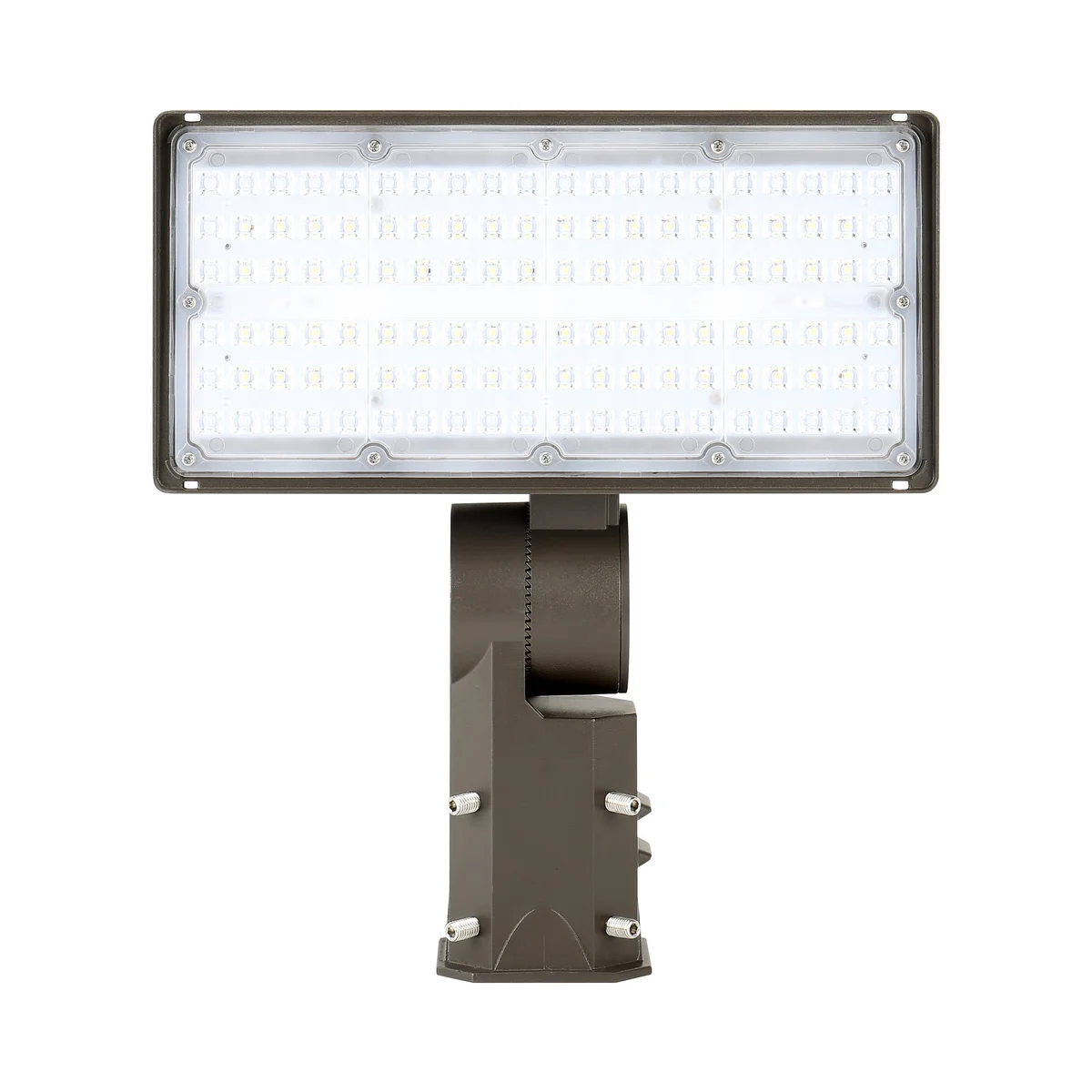 LED Flood Light, 13,500 Lumens, 100W, 5000K, 120-277V, Yoke or Slipfitter Mount, Dark Bronze Finish - Image 2