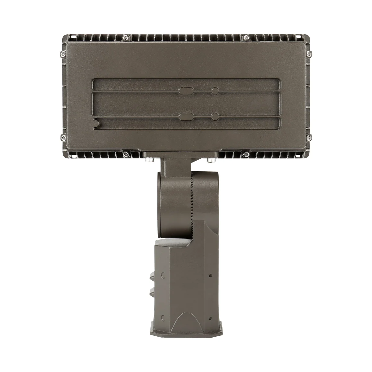 LED Flood Light, 13,500 Lumens, 100W, 5000K, 120-277V, Yoke or Slipfitter Mount, Dark Bronze Finish - Image 6