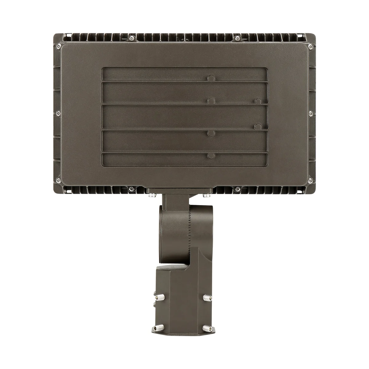 LED Flood Light, 27,000 Lumens, 200W, 5000K, 120-277V, Yoke or Slipfitter Mount, Dark Bronze Finish - Image 6