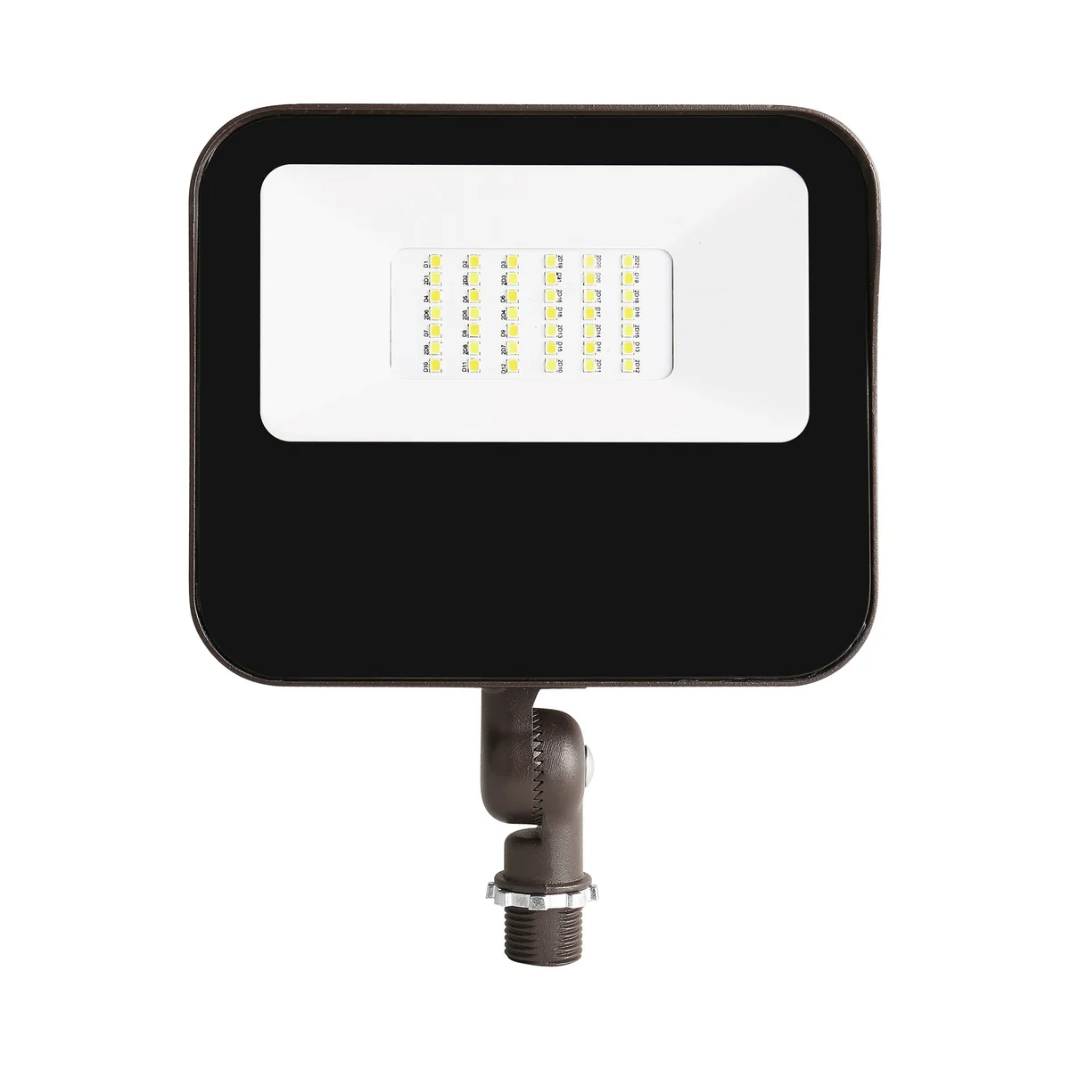 LED Flood Light, 27W, 3800 Lumens, 120-277V, CCT Selectable, Dark Bronze - Image 2