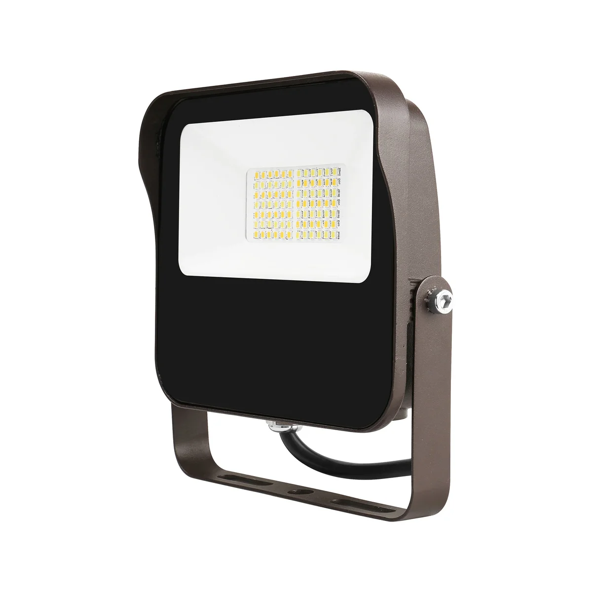 LED Flood Light, 27W, 3800 Lumens, 120-277V, CCT Selectable, Dark Bronze - Image 7