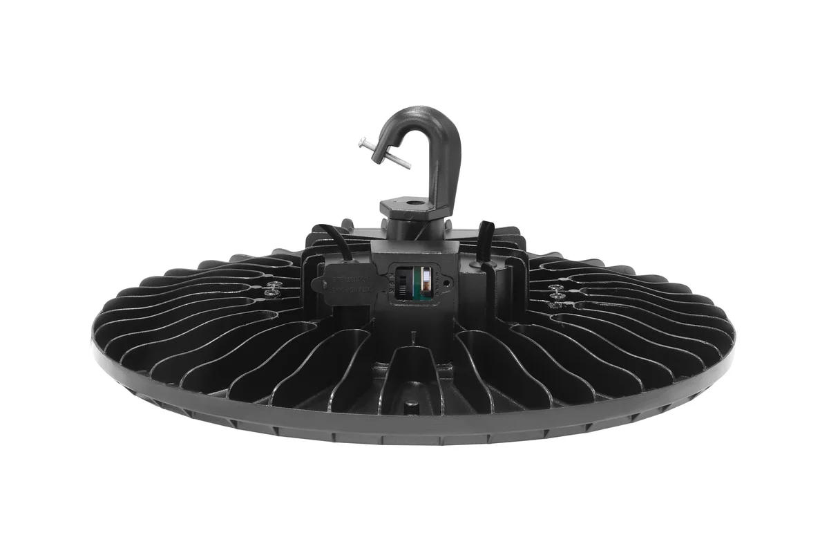LED UFO High Bay, 200W, 30000 Lumens, CCT Selectable, 120-277V, Black Finish - Image 5