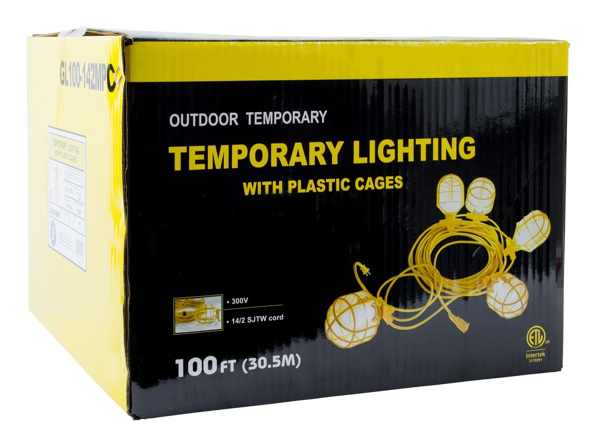 Bergen Industries GL100142MPC Temp Light String, 14/2, 100ft, 15A Male & Female - Image 8