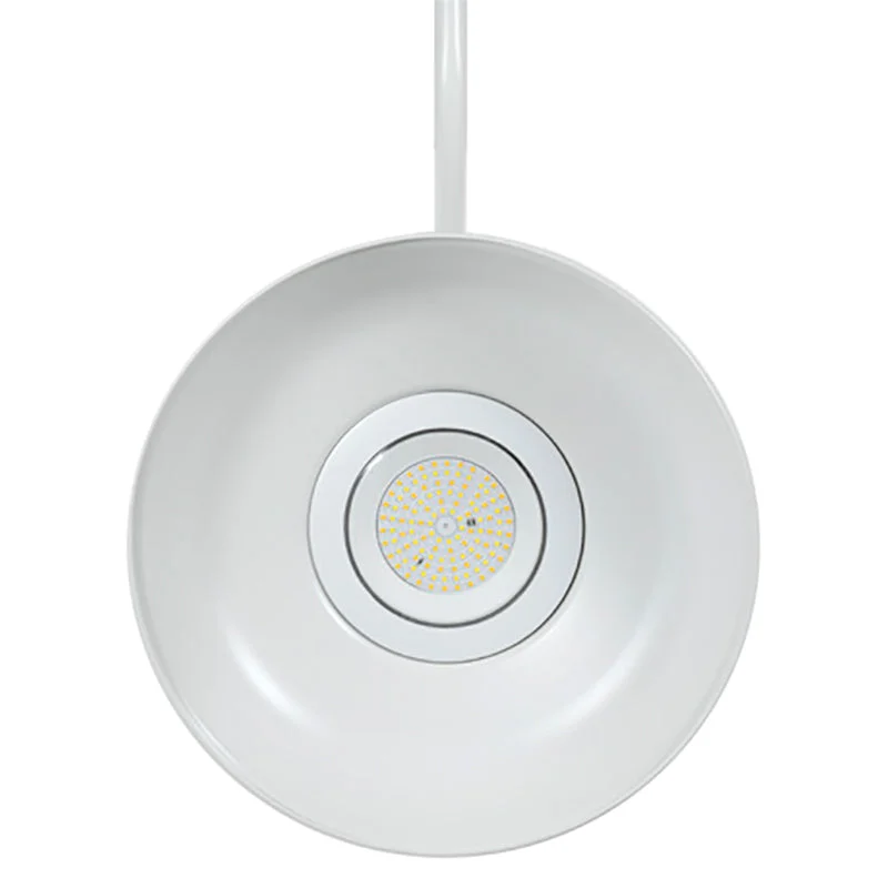 LED 14" Gooseneck Barn Light, 4800 Lumens, 40W, 120-277V, CCT Selectable 3000K/4000K/5000K, White Finish - Image 3