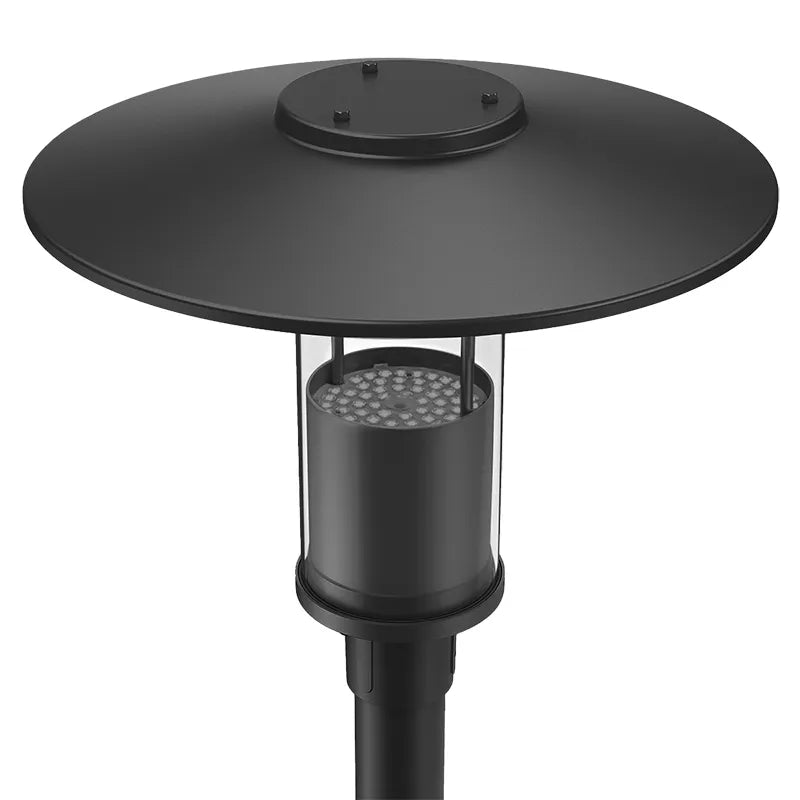 Modern Top-Hat Post-Top Area Light with Indirect Light Source, 4000 Lumen Max, Wattage and CCT Selectable - Image 3