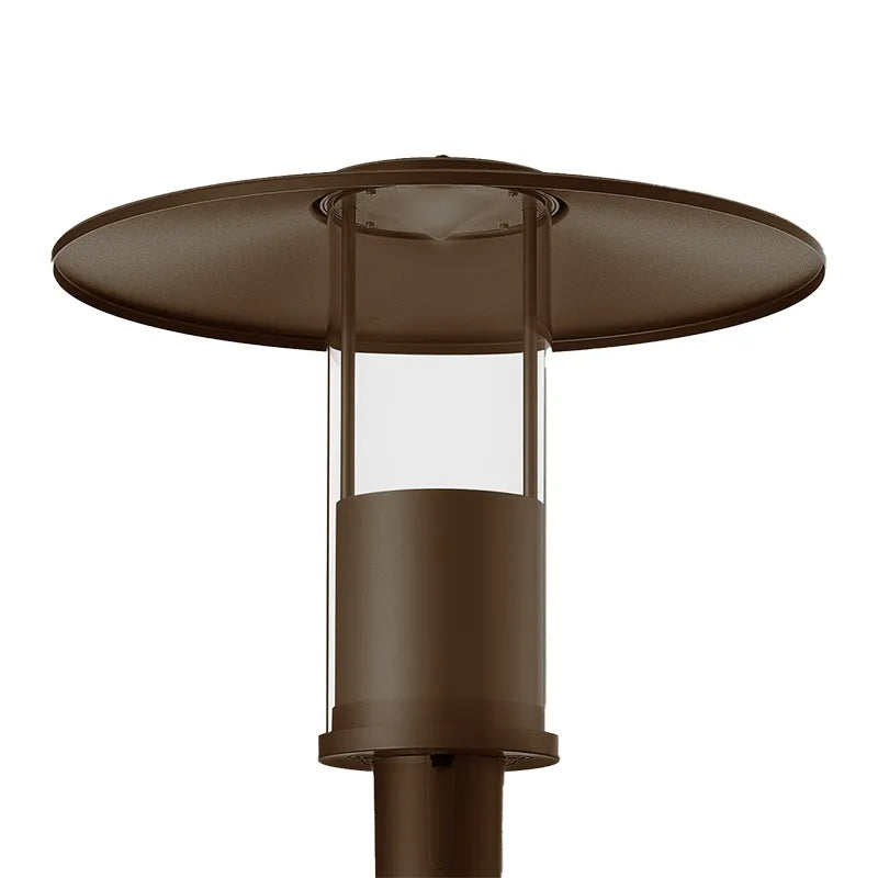 Modern Top-Hat Post-Top Area Light with Indirect Light Source, 4000 Lumen Max, Wattage and CCT Selectable - Image 5