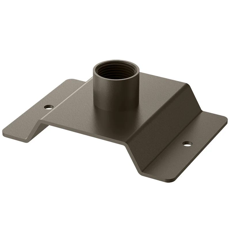 Post Disk Light With 3/4" Pipe Mount bracket, 9000 Lumens, 18W/30W/45W/60W Selectable, 120-277V, CCT Selectable 3000K/4000K/5000K, Bronze Finish - Image 3