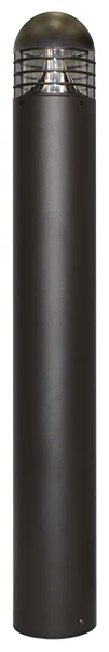 LED 6" Round Top Bollard, 1252 Lumens, Wattage and CCT Selectable, 120-347V, Bronze Finish