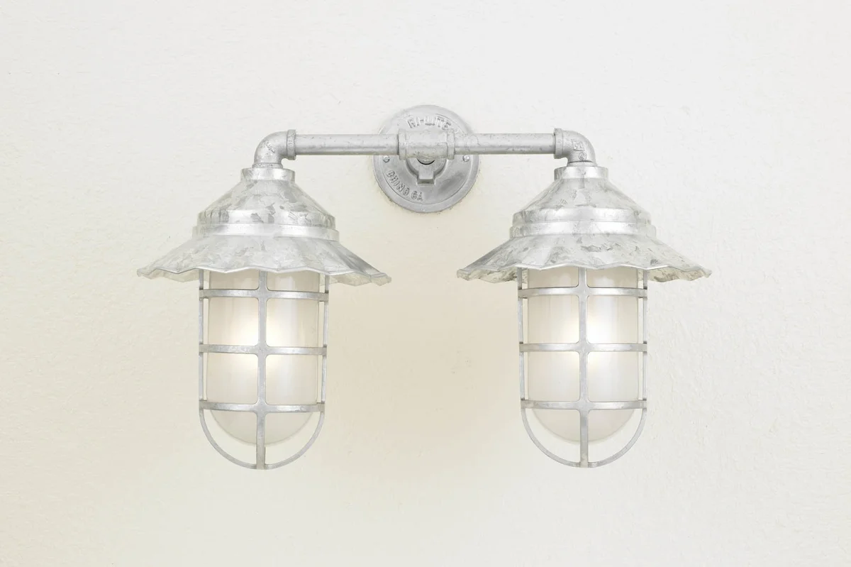 Hi-Lite Radial Vapor Jar Double Sconce (Available in multiple color finishes) - Image 2