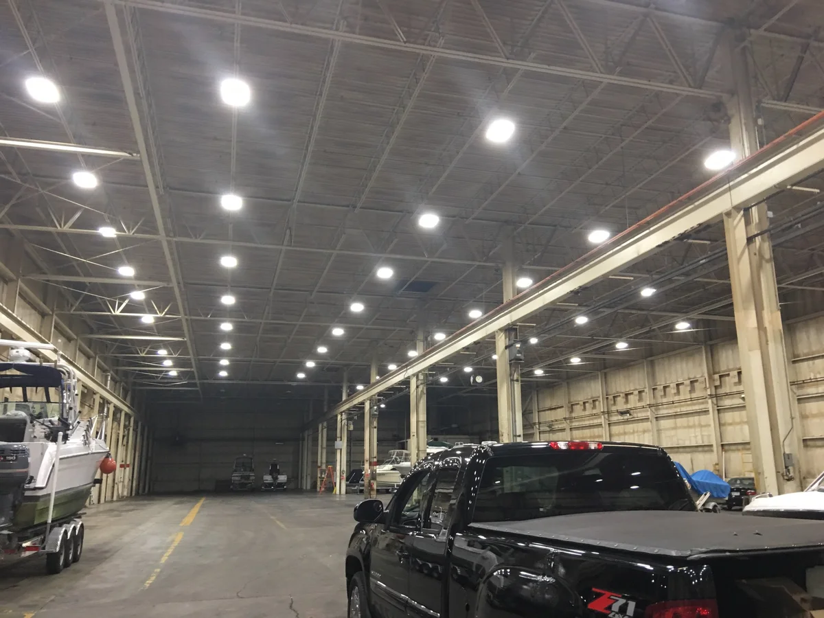 Condor Premium 2FT LED High Bay 155 Watt, 21080 Lumens, CCT Selectable 4000K/5000K, Comparable to 4 Lamp T5HO, 6 Lamp T8 or 320-400 Watt Fixture, 120-277v - Image 10