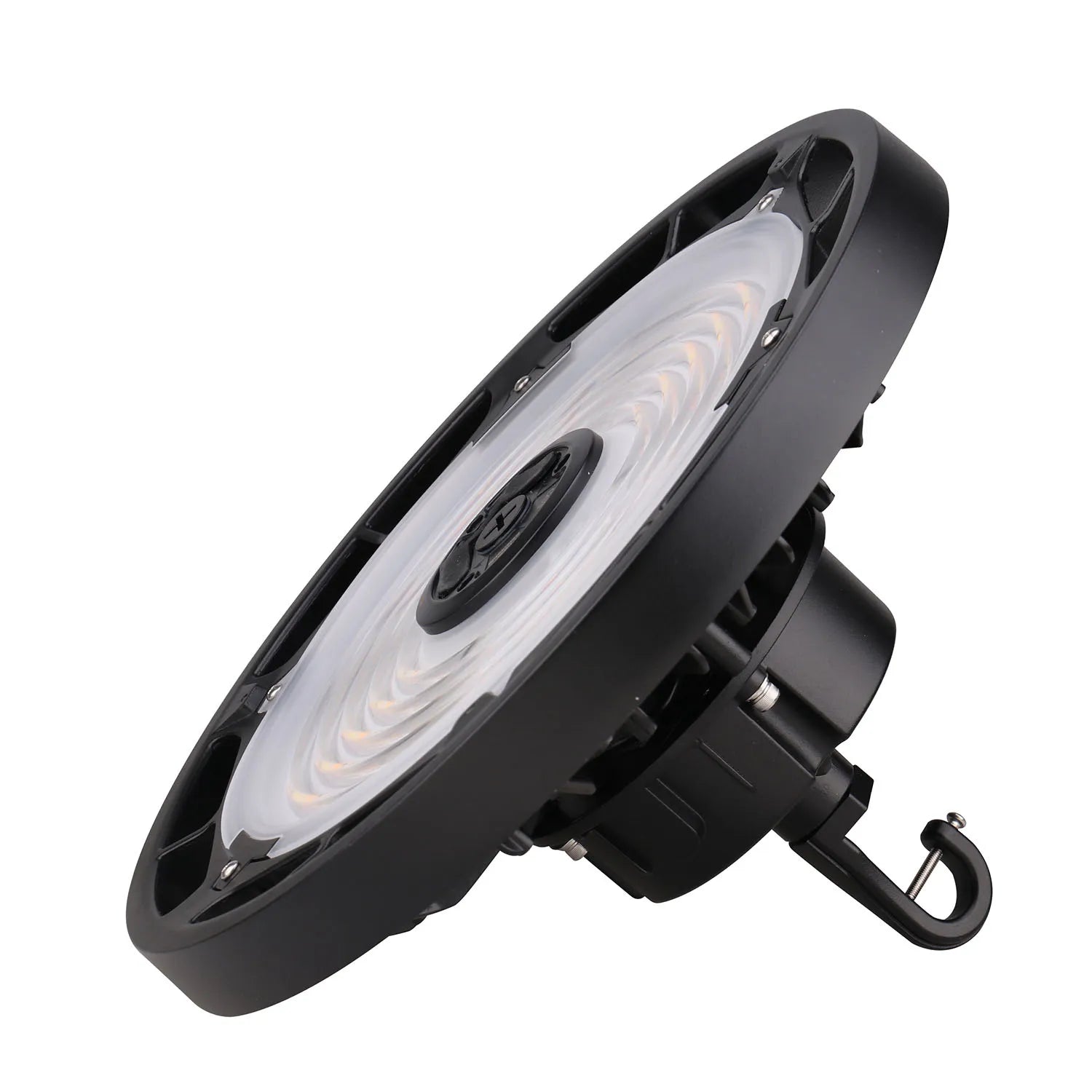 HoverBay LED UFO Highbay, 21,000 Lumens, 150W, CCT Selectable, 120-277V, Black Finish - Image 4