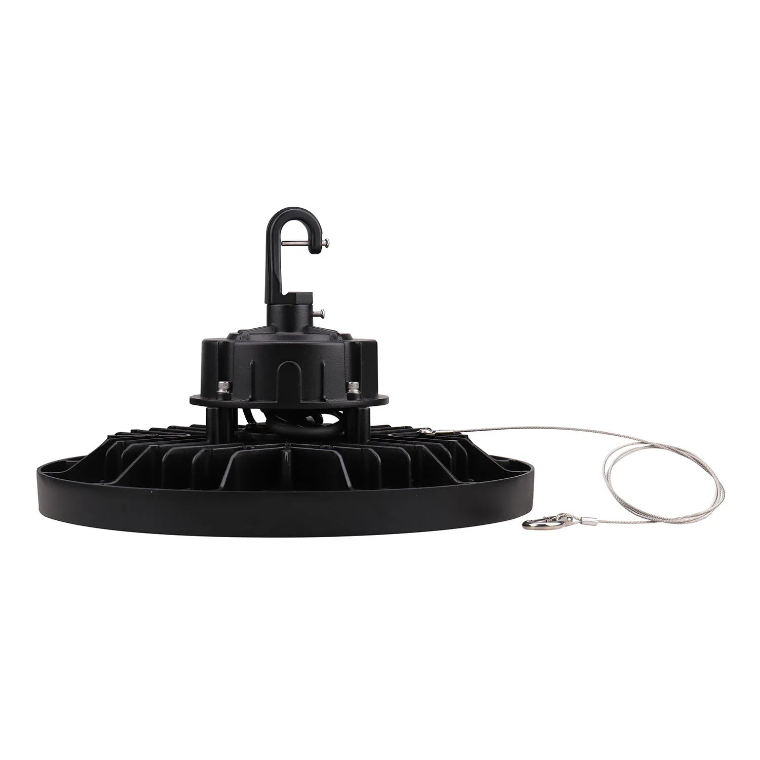 HoverBay LED UFO Highbay, 21,000 Lumens, 150W, CCT Selectable, 120-277V, Black Finish - Image 5