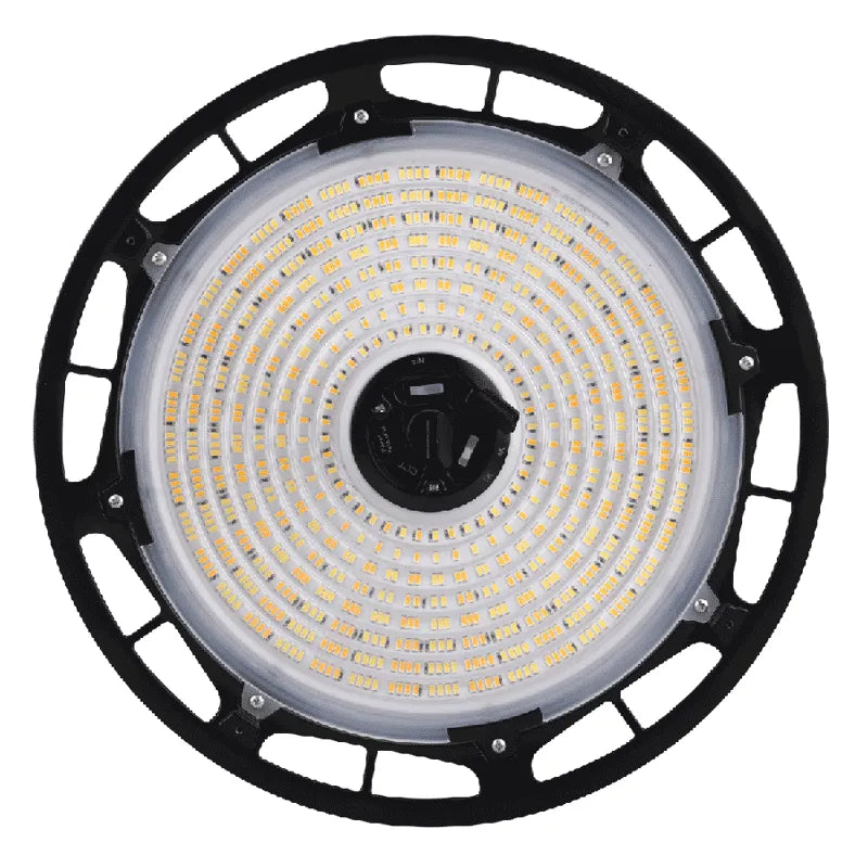 HoverBay LED UFO Highbay, 29,000 Lumens, 200W, CCT Selectable, 120-277V, Black Finish - Image 2