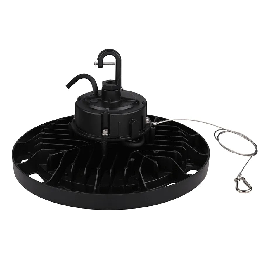 HoverBay LED UFO Highbay, 29,000 Lumens, 200W, CCT Selectable, 120-277V, Black Finish - Image 3