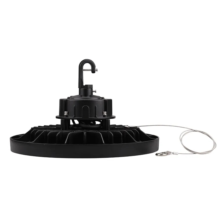 HoverBay LED UFO Highbay, 29,000 Lumens, 200W, CCT Selectable, 120-277V, Black Finish - Image 4