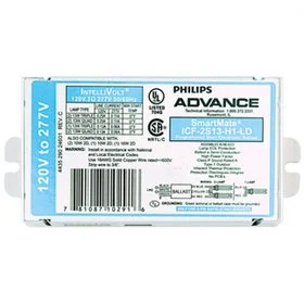 12PK Advance SmartMate (2) Lamp - 10 Watt CFL - 120/277 Volt - Programmed Start - 1.0 Ballast Factor