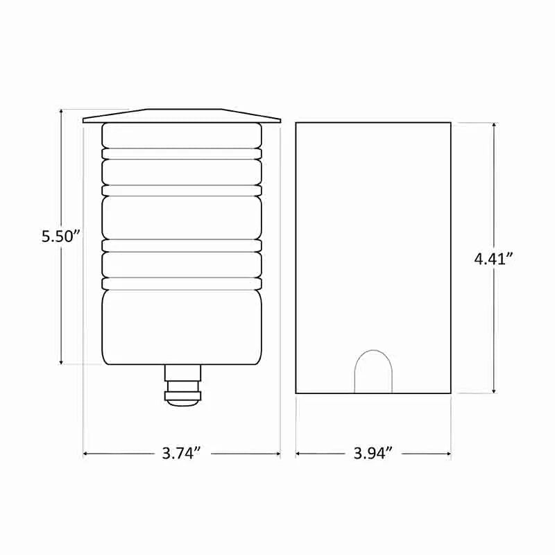 STAINLESS STEEL IN-GROUND LIGHT, 12V DC/AC, 7W COB, 620 LM, 90°, IP67, PC SLEEVE, 3000K OR 4000K - Image 3