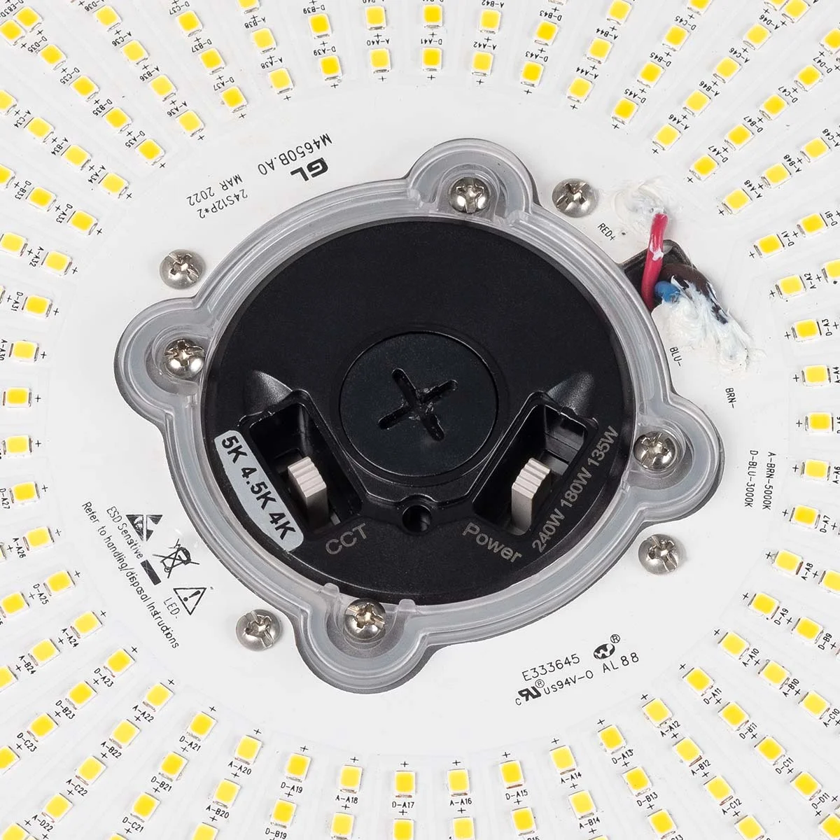LED UFO High Bay, 34,253 Lumen Max, Wattage and CCT Selectable, 120-277V or 480V - Image 3