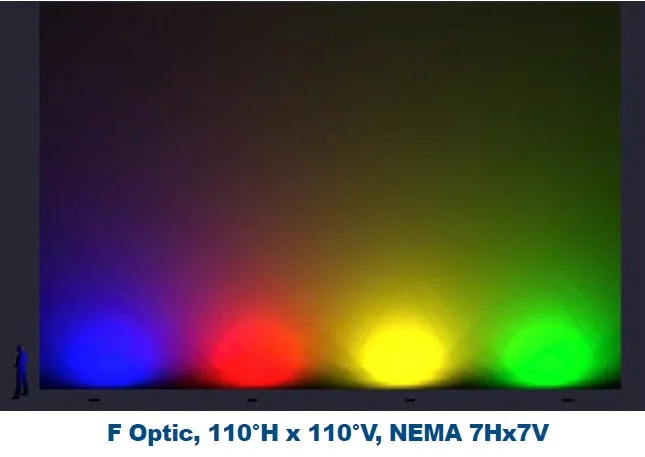 LED Static Color Mini Flood Light, 22 watt, Blue, Green, Red or Amber CCT - Image 9
