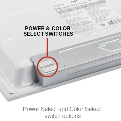 Smartloop 2 x 2 Foot Back Lit LED Flat Panel, 4500 Lumens, 20W/30W/40W Selectable, 120-277V, CCT Selectable 3500K/4000K/5000K - Image 2