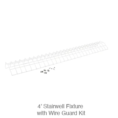 4 Foot LED Stairwell Light, 5400 Lumens, 30W/35W/45W Selectable, 120-277V, CCT Selectable 3500K/4000K/5000K - Image 2