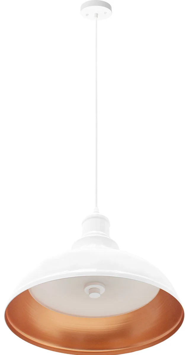 LED Vintage Pendant Light, 25W, 1300LM, 120V, CCT Selectable 2700K/3000K/35000K/4000K/5000K, Black or White - Image 3