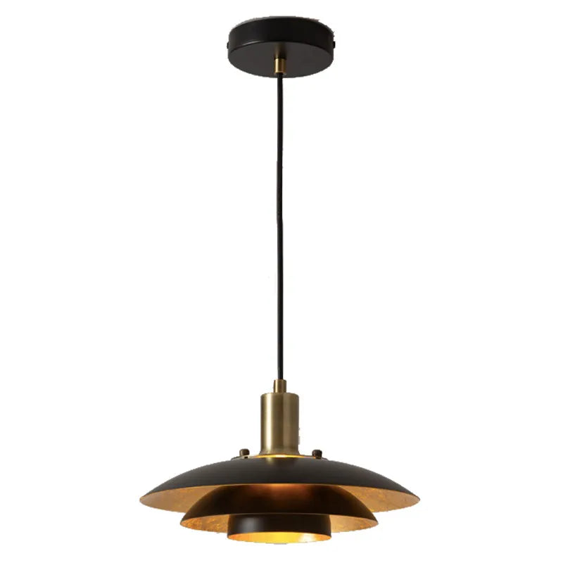 2" Modern Designer LED Pendant, 500 Lumens, CCT Selectable, 10W, White or Black Gold Finish - Image 4