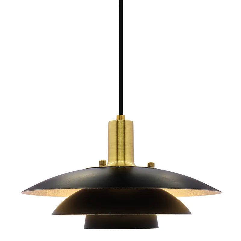 2" Modern Designer LED Pendant, 500 Lumens, CCT Selectable, 10W, White or Black Gold Finish - Image 5