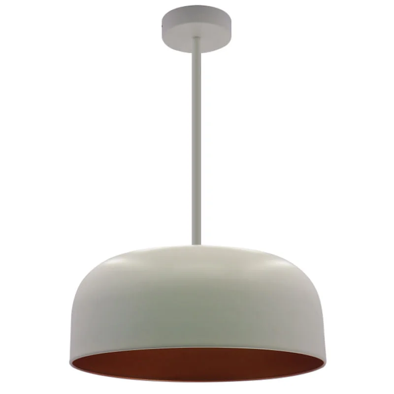 LED 24" Pan Pendant With 6FT Adjustable Rod Pendant Light, 40W, 2800LM, 120V, CCT Selectable 2700K/3000K/35000K/4000K/5000K, White Gold or Black Gold Finish - Image 2
