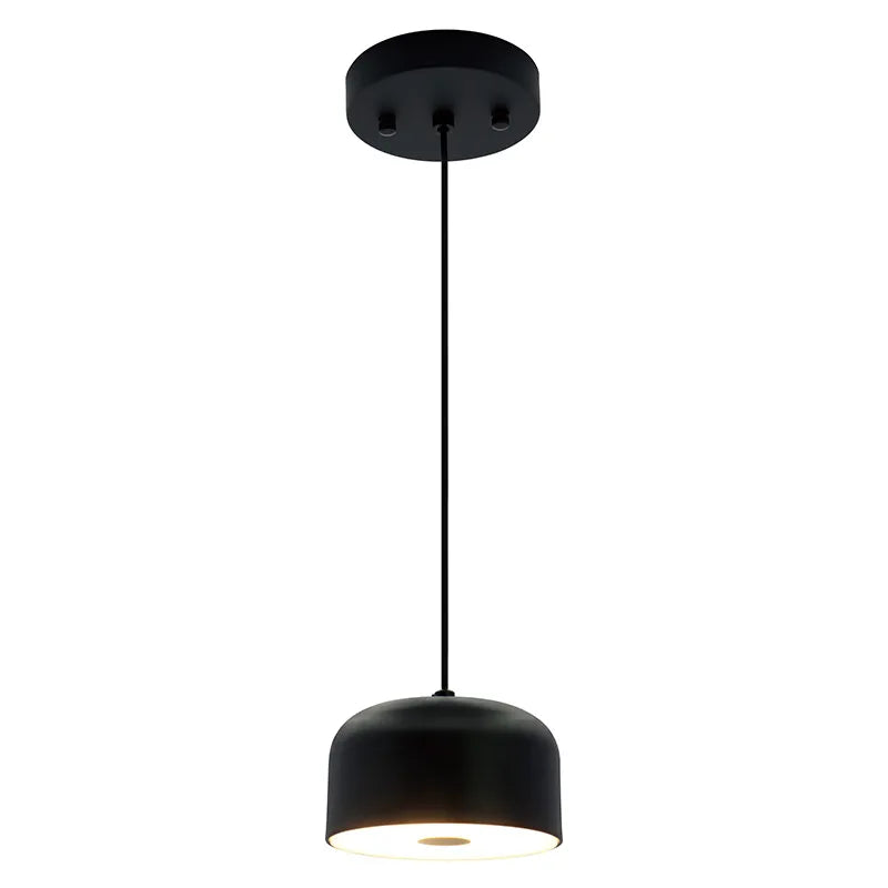 5" Mini Pendant, 700 Lumens, 10W, CCT Selectable, 120V, Black or White Finish