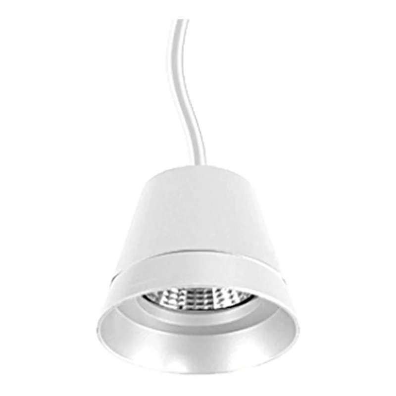 LED Cone Pendant with 6FT Adjustable Cord, 6W/9W/12W Selectable, 600LM, CCT Selectable 3000K/4000K/5000K, Black or White - Image 6