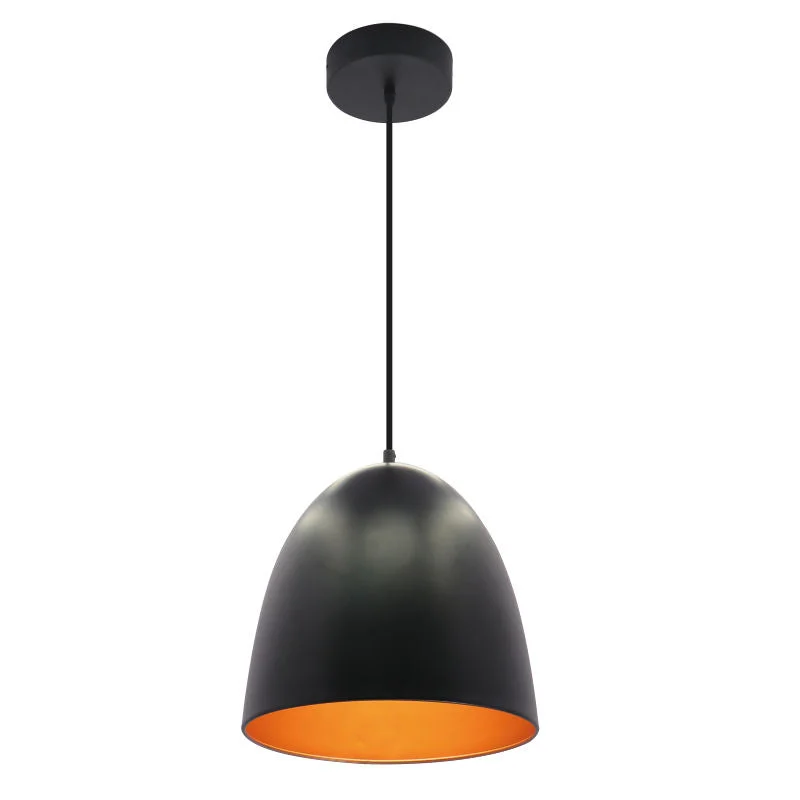 LED 12" Pan Pendant With 6FT Adjustable Rod Pendant Light, 24W, 820LM, 120V, CCT Selectable 2700K/3000K/35000K/4000K/5000K, White Gold or Black Gold Finish - Image 4