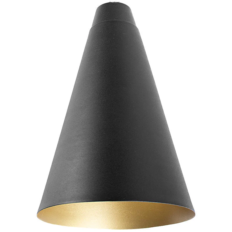 LED Cone Pendant with 4.5FT Adjustable Cord, 6W/9W/12W Selectable, 600LM, CCT Selectable 3000K/4000K/5000K, Black or White - Image 2