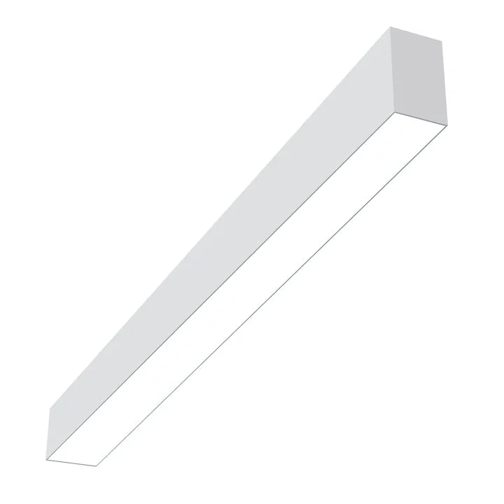 6FT Architectural Linear Downlight, 9000 Lumen Max, Wattage and CCT Selectable, 120-277V