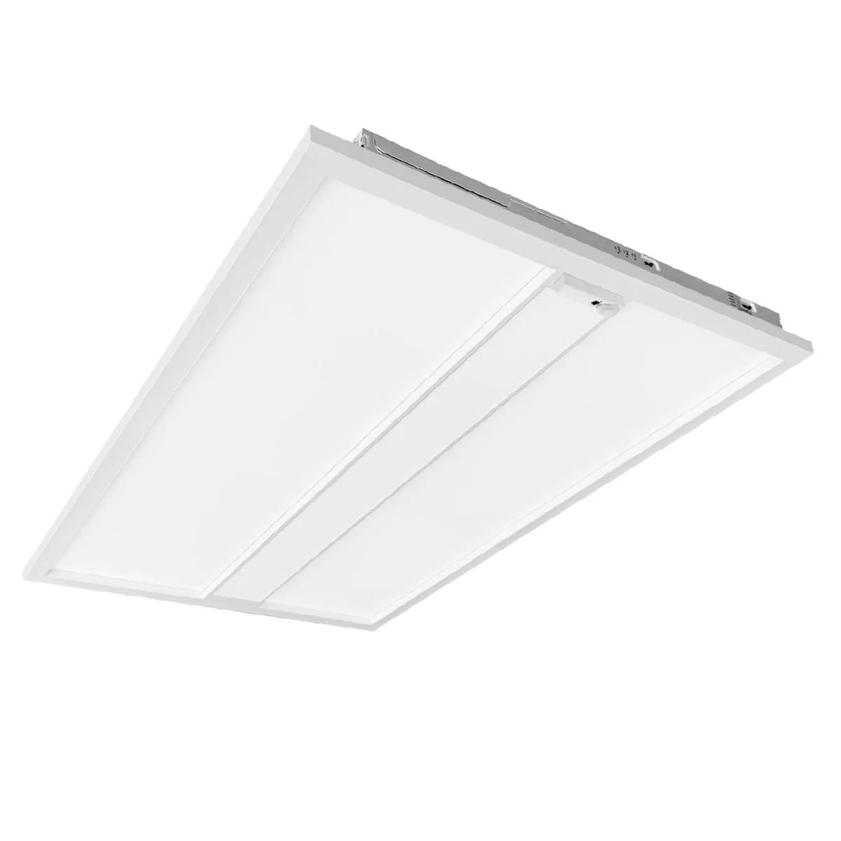 2X4 LED Troffer, 5,500 Lumen Max, Wattage and CCT Selectable, 120-277V, Sensor Ready