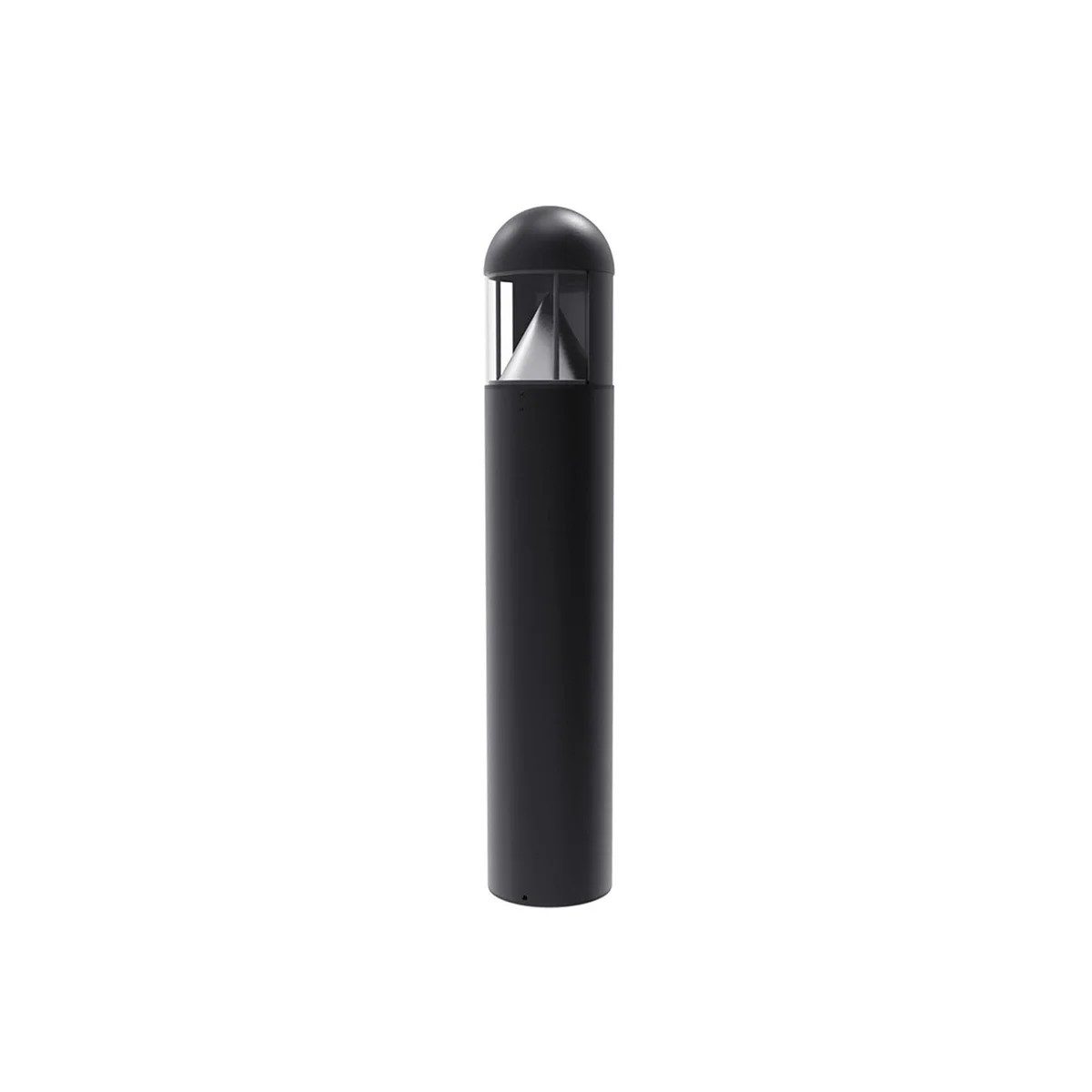 8" Round Type 3 Bollard, 2000 Lumens, 4000K or 5000K, Wattage Selectable, 120-277V, Black or Bronze