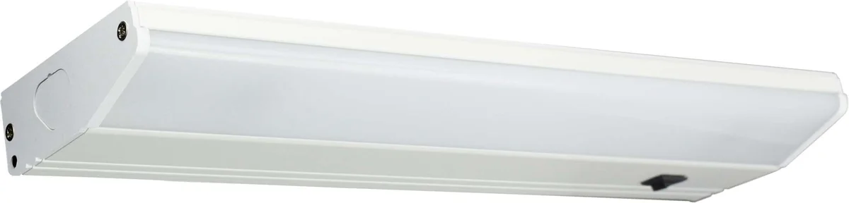 9" LED Undercabinet Light, 260 Lumens, 4 watt, 120V, 3000K or 4000K CCT, White Finish