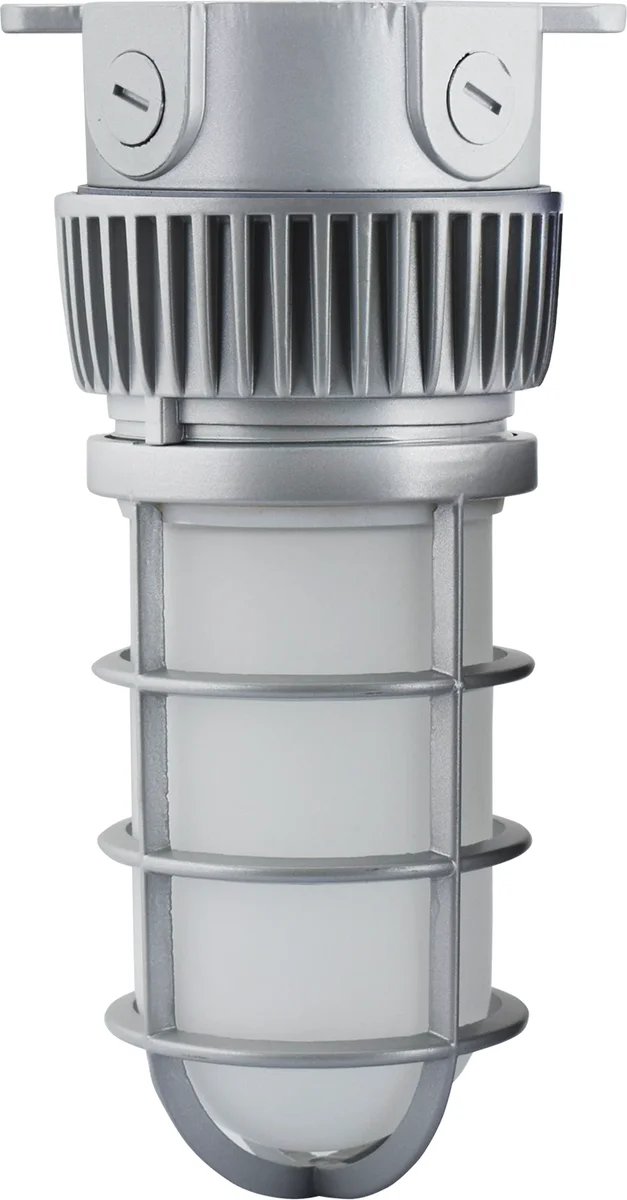 LED Vapor Tight Jelly Jar, 20W, 1,713 Lumens, 120-277V, 3000K or 4000K CCT, Wall or Ceiling Mount - Image 2