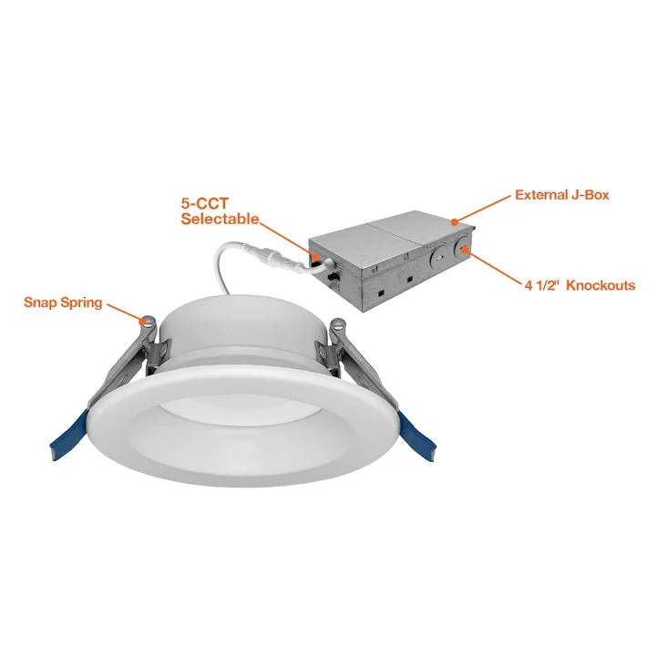 4" Retrofit Downlight: RDL-Line, 960 Lumen Max, Wattage & CCT Selectable, 120V - Image 2