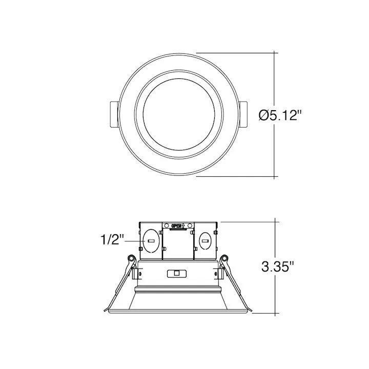 4" RDL-Line Downlight, 11W, 750 Lumens, 120V - Image 3