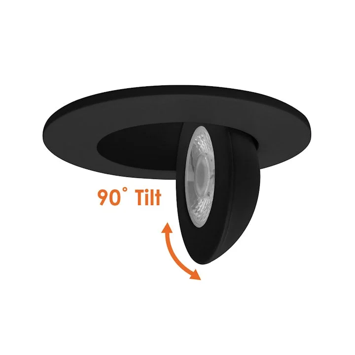 2" Floating Gimbal Canless Downlight, 400 Lumens, 5W, CCT Selectable, 120V - Image 6