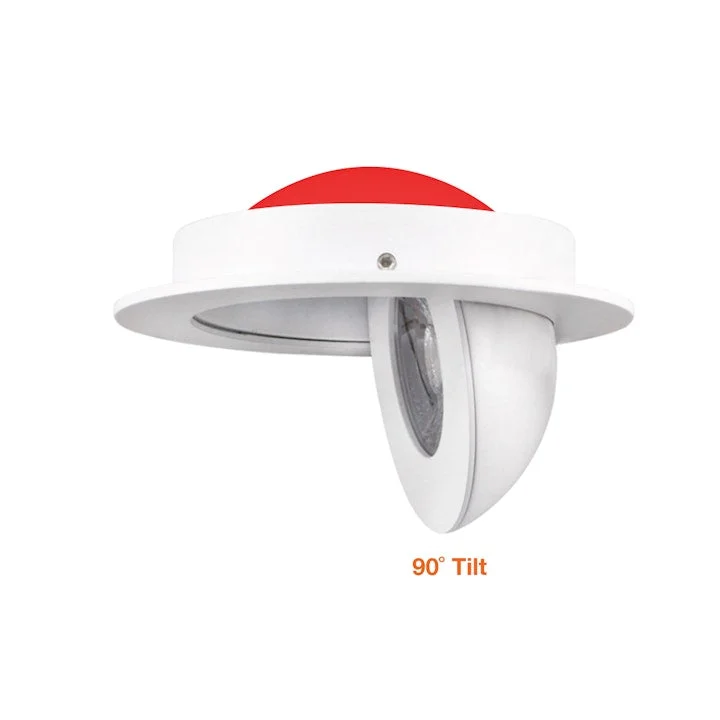 4" SnapTrim Floating Adjustable J-Box Fire Rated, 700 Lumens, 9W, CCT Selectable, 120V - Image 3
