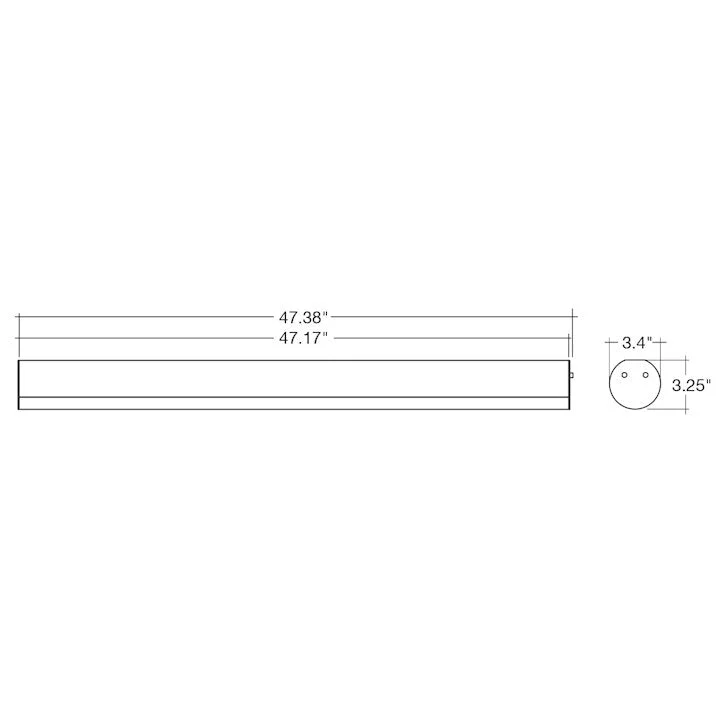 ARCY-4' Linear Fixture, Up & Downlight, 4600 Lumens, 40W, CCT Selectable, 100-277V - Image 3