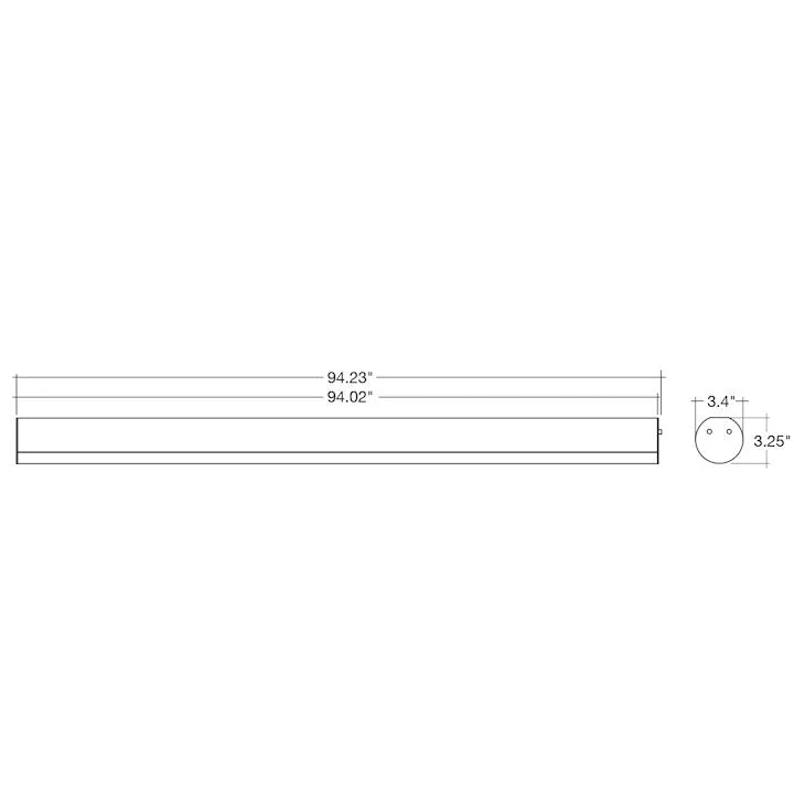 ARCY-8' Linear Fixture, Up & Downlight, 9200 Lumens, 80W, CCT Selectable, 120-277V - Image 3